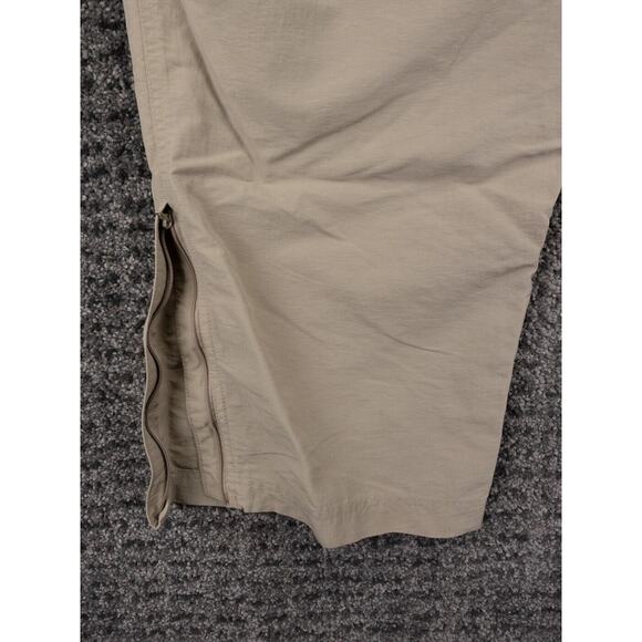The North Face Convertible Cargo Pants Mens 2XL Beige Belted Flex Waist Gorpcore - Picture 14 of 16